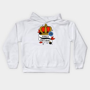 kings Birthday Kids Hoodie